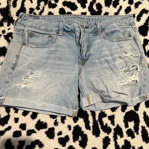 American eagle boy midi jean shorts